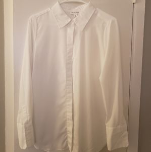 White button down